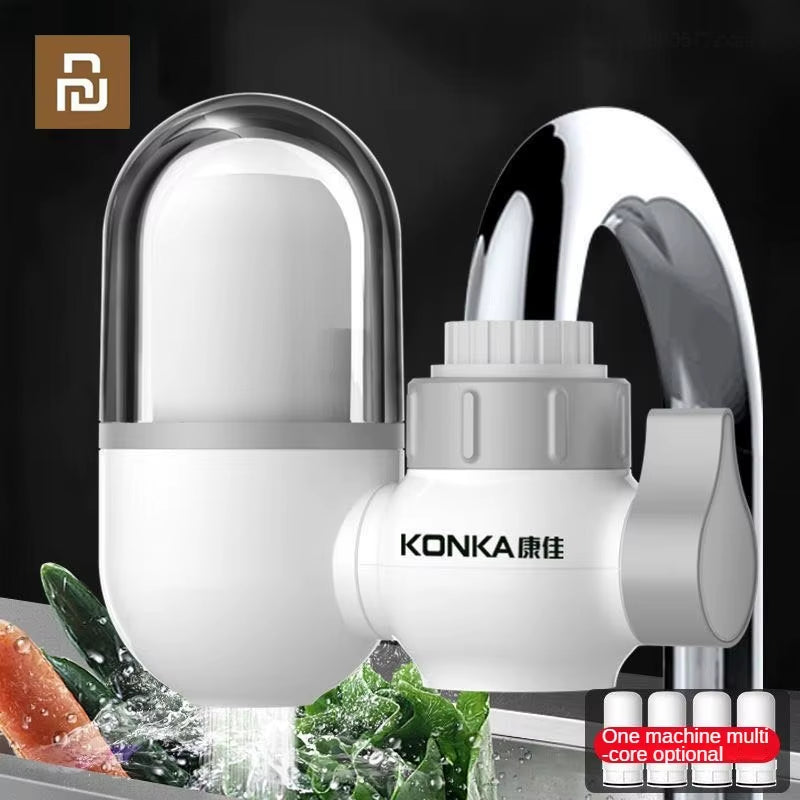 Youpin  Faucet Filter for Household Kitchen Tap Water Terminal Water Purifier Washable Removable Drinking Faucet Filter